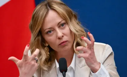 Premierul italian Giorgia Meloni