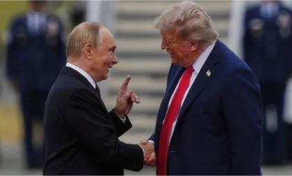 Vladimir Putin și Donald Trump 