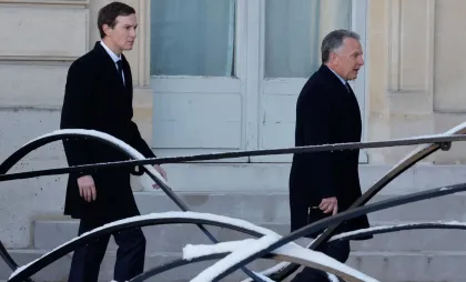 Jared Kushner și Steve Witkoff Jared Kushner și Steve Witkoff