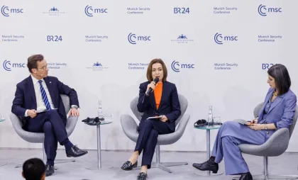 Maia Sandu la Conferința de Securitate de la München Maia Sandu la Conferința de Securitate de la München