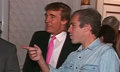 Trump și Epstein 
