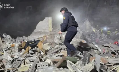 Eforturi de salvare după un atac rusesc asupra Kievului