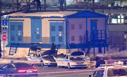 Explozie lângă o gară din Moscova 