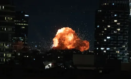 Explozie puternică în Tel Aviv 