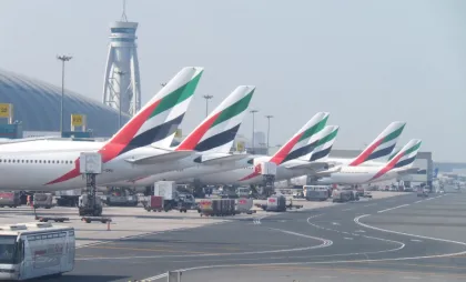 Terminalul Emirates Airlines de pe Aeroportul Internațional Dubai 