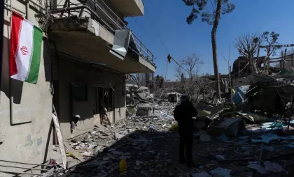 Secție de poliție din Teheran bombardată 