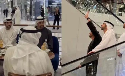 Prințul moștenitor al Dubaiului și președintele Emiratelor Arabe Unite 