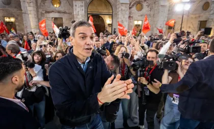 Premierul spaniol Petro Sanchez 