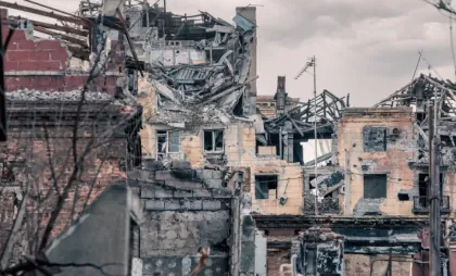 Distrugeri provocate de războiul din Ucraina 