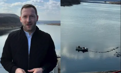 Gheorghe Hajder la Centrala Hidroelectrică Novodnestrovsk Gheorghe Hajder la Centrala Hidroelectrică Novodnestrovsk