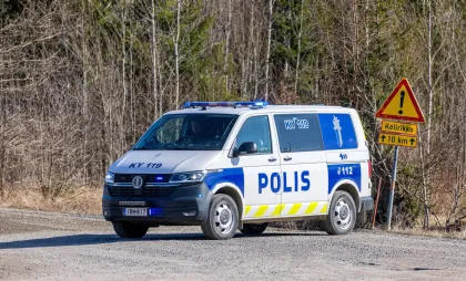 Mașină a poliției finlandeze