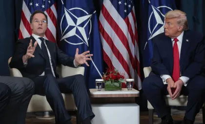 Rutte și Trump Rutte și Trump