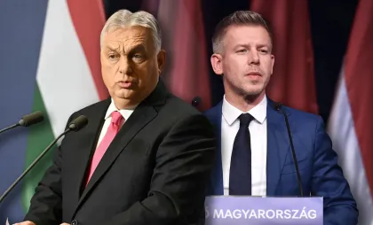 Viktor Orban și Peter Magyar