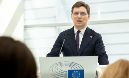Vicepreședintele Parlamentului European, Victor Negrescu Vicepreședintele Parlamentului European, Victor Negrescu