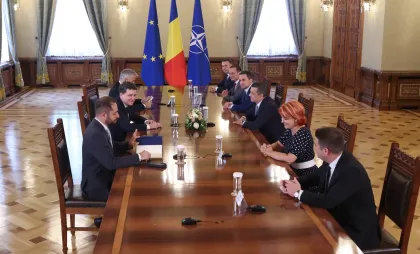 Președintele Nicușor Dan în consultări cu partidele politice, fotografie ilustrativă Președintele Nicușor Dan în consultări cu partidele politice, fotografie ilustrativă