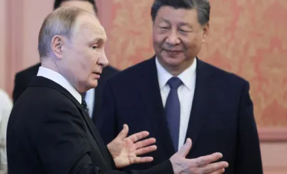 Vladimir Putin și Xi Jinping 