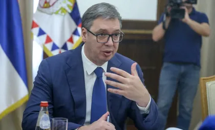Președintele Serbiei, Aleksandar Vucic Președintele Serbiei, Aleksandar Vucic