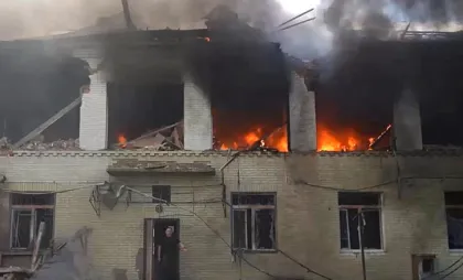 Grădiniță bombardată