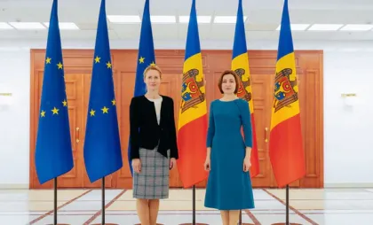 Kaja Kallas și Maia Sandu Kaja Kallas și Maia Sandu