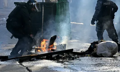 Proteste în capitala Boliviei Proteste în capitala Boliviei