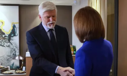 Maia Sandu și Petr Pavel Maia Sandu și Petr Pavel