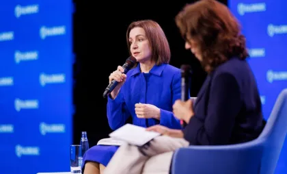 Maia Sandu, la Forumul GLOBSEC de la Praga