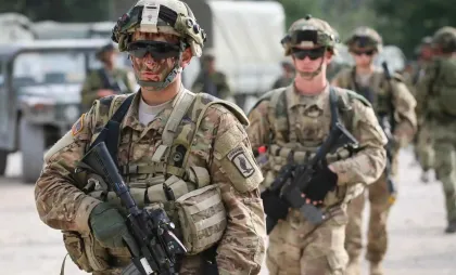 Militari SUA la un exercițiu în Europa