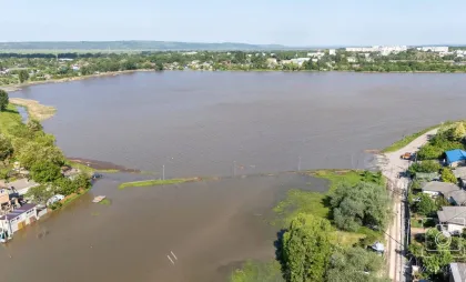 Lacul Delia din raionul Ungheni s-a revărsat