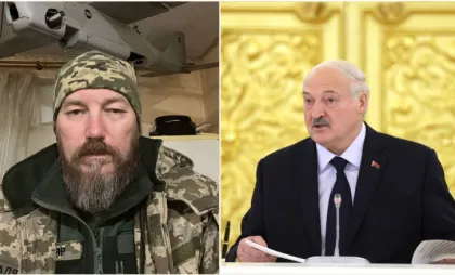 Robert Brovdi și Aleksandr Lukașenco Robert Brovdi și Aleksandr Lukașenco