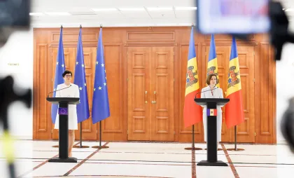 Maia Sandu și Marta Kos
