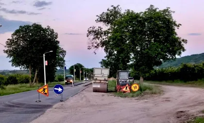 Reabilitarea drumului spre Trușeni Reabilitarea drumului spre Trușeni