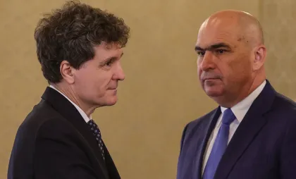 Nicușor Dan și Ilie Bolojan Nicușor Dan și Ilie Bolojan