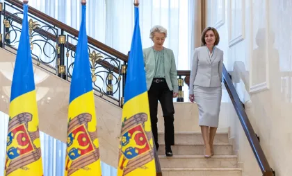 Maia Sandu și Ursula von der Leyen