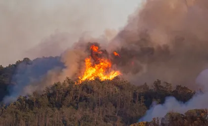 Incendiu în Catalonia