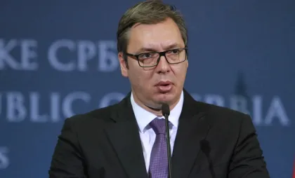 Preşedintele sârb Aleksandr Vucic Preşedintele sârb Aleksandr Vucic