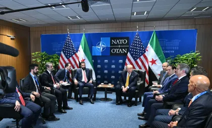 Liderii europeni la summitul NATO Liderii europeni la summitul NATO