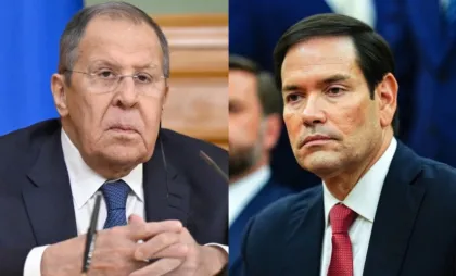 Serghei Lavrov și Marco Rubio Serghei Lavrov și Marco Rubio