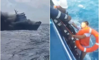 Incendiu devastator pe un feribot din Indonezia