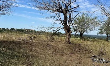 Locul exploziei dronei