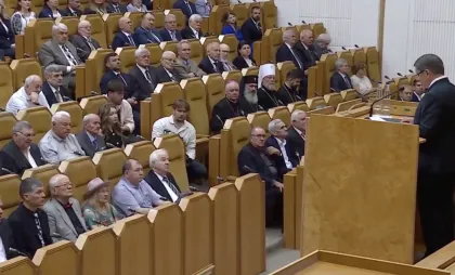 Igor Grosu la ședința solemnă de la Președinție Igor Grosu la ședința solemnă de la Președinție