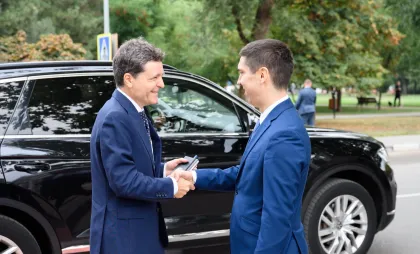 Nicușor Dan și Mihai Popșoi Nicușor Dan și Mihai Popșoi