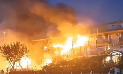 incendiu în Bulgaria incendiu în Bulgaria