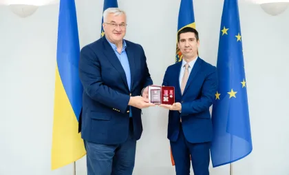 Mihai Popșoi și Andrii Sybiha Mihai Popșoi și Andrii Sybiha