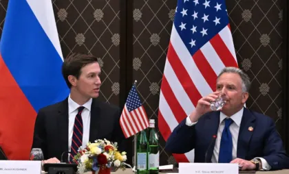 Steve Witkoff și Jared Kushner Steve Witkoff și Jared Kushner