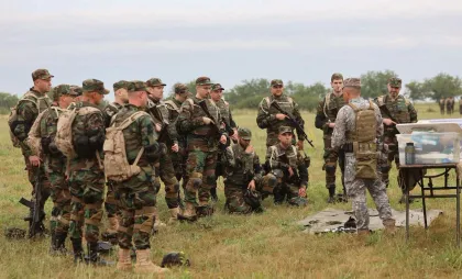 Foto de la exercțiile cu rezerviștii FA din iunie 2026