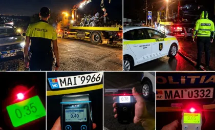 Depistați băuți la volan