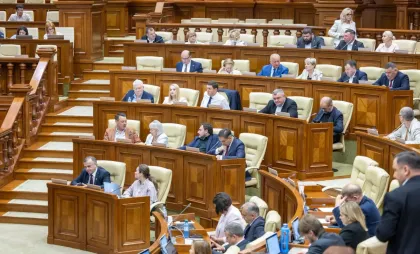 Imagine de la ședința Parlamentului Imagine de la ședința Parlamentului