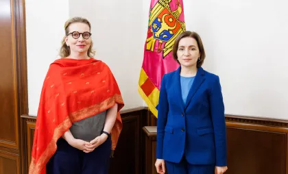 Maia Sandu și noua șefă a Oficiului Consiliului Europei Maia Sandu și noua șefă a Oficiului Consiliului Europei