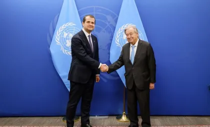 Vasile Tofan și António Guterres Vasile Tofan și António Guterres