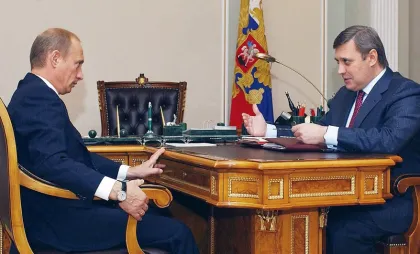 Mihail Kasianov cu Vladimir Putin Mihail Kasianov cu Vladimir Putin